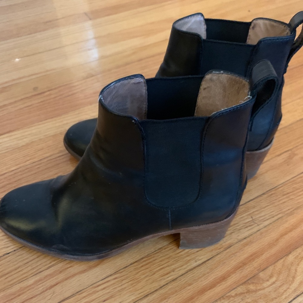Black Madewell heeled boots size 9